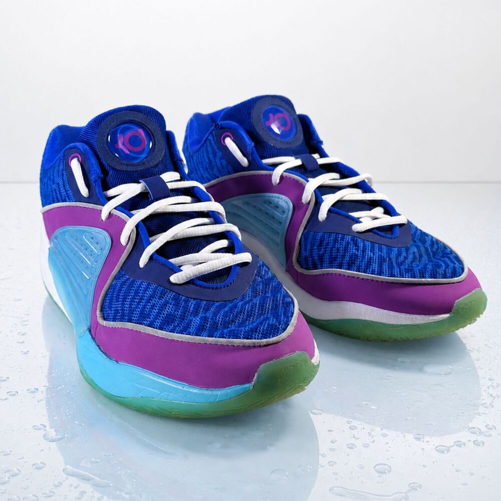 Nike KD Trey 5 X Blue Purple Aqua Basketball Shoes Men’s Size 10
